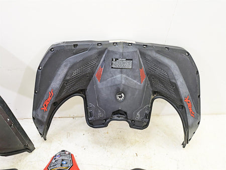 2022 SeaDoo Spark 900 Trixx Black & Red Deck Cover Fairing Set 291005484 {{ shop.shopifyCountryName }} - Mototech271
