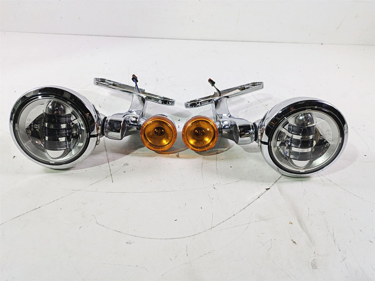 2015 Harley Touring FLHTKL E -Glide Low Front Spot Light Blinker Set 68000021 {{ shop.shopifyCountryName }} - Mototech271