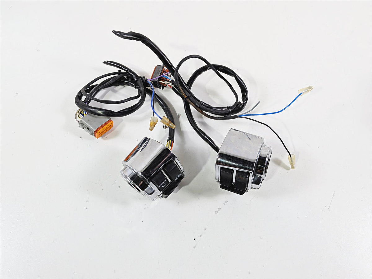 1995 Harley XL883 Sportster Hugger L+R Chrome Control Switches 70218-87 70219-87 {{ shop.shopifyCountryName }} - Mototech271