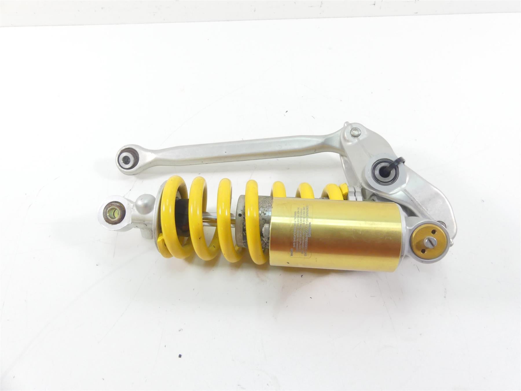 2008 Ducati Hypermotard 1100 Straight Rear Shock Damper & Linkage 36520761A