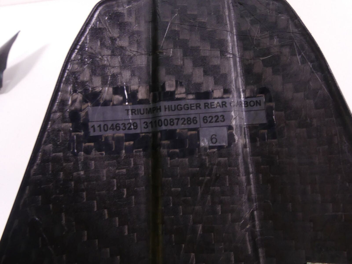 2017 Triumph Daytona 675R Rear Carbon Fiber Fender Mud Flap 11046329 {{ shop.shopifyCountryName }} - Mototech271