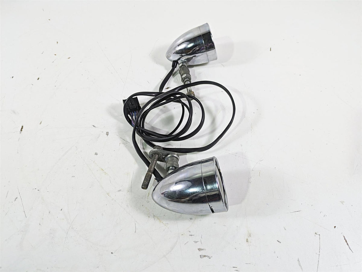 2003 Harley Dyna FXDL Low Rider 100TH Front Blinker Turn Signal Set 68972-00 {{ shop.shopifyCountryName }} - Mototech271