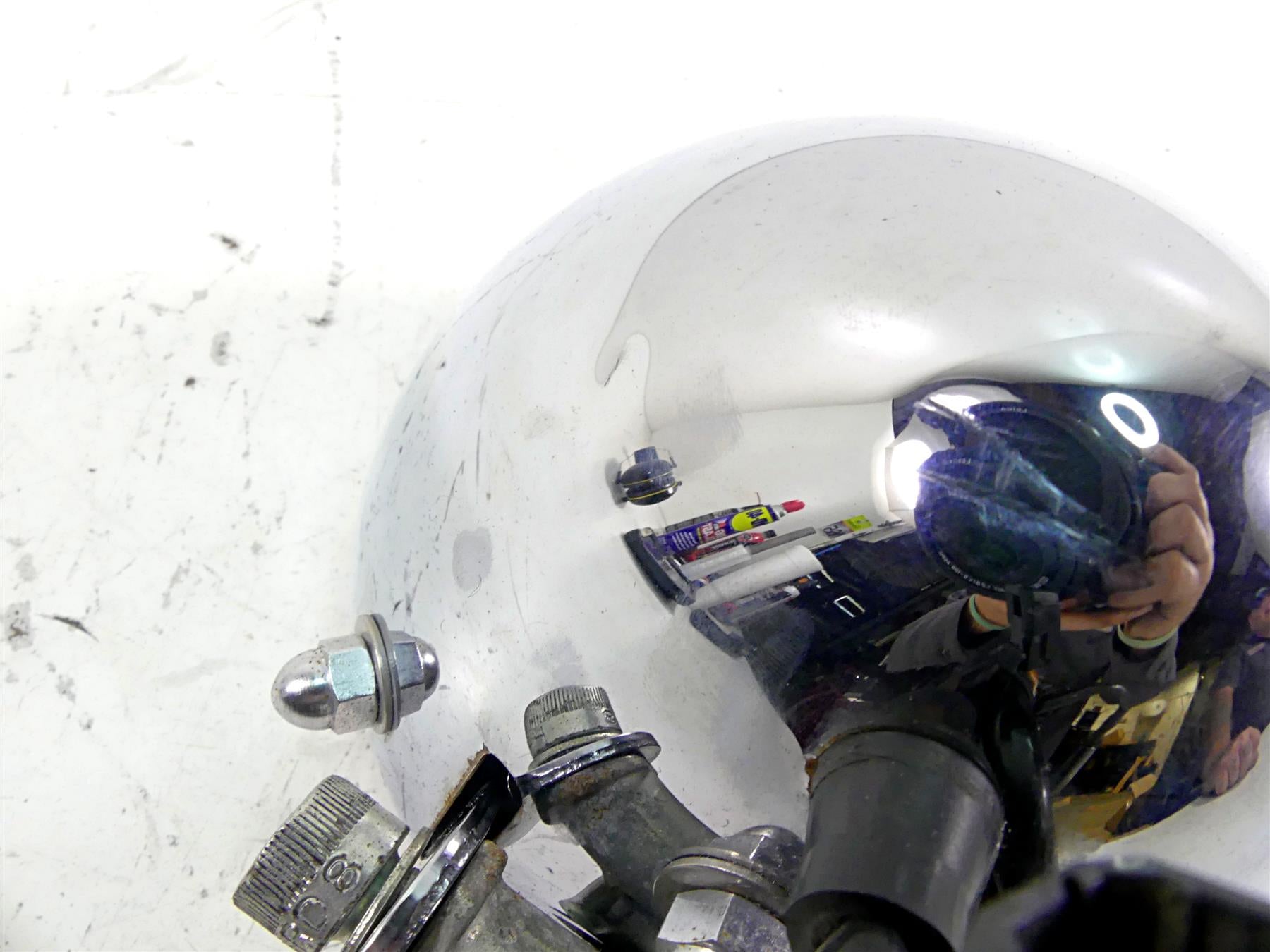 2006 Harley Softail FXSTSI Springer Headlight Head Light Lamp 69769-05 {{ shop.shopifyCountryName }} - Mototech271