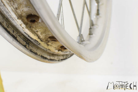 1989 Honda CR250R CR250 R Front Wheel Rim 21x1.6 DENTED 446A5-KZ4-000 {{ shop.shopifyCountryName }} - Mototech271
