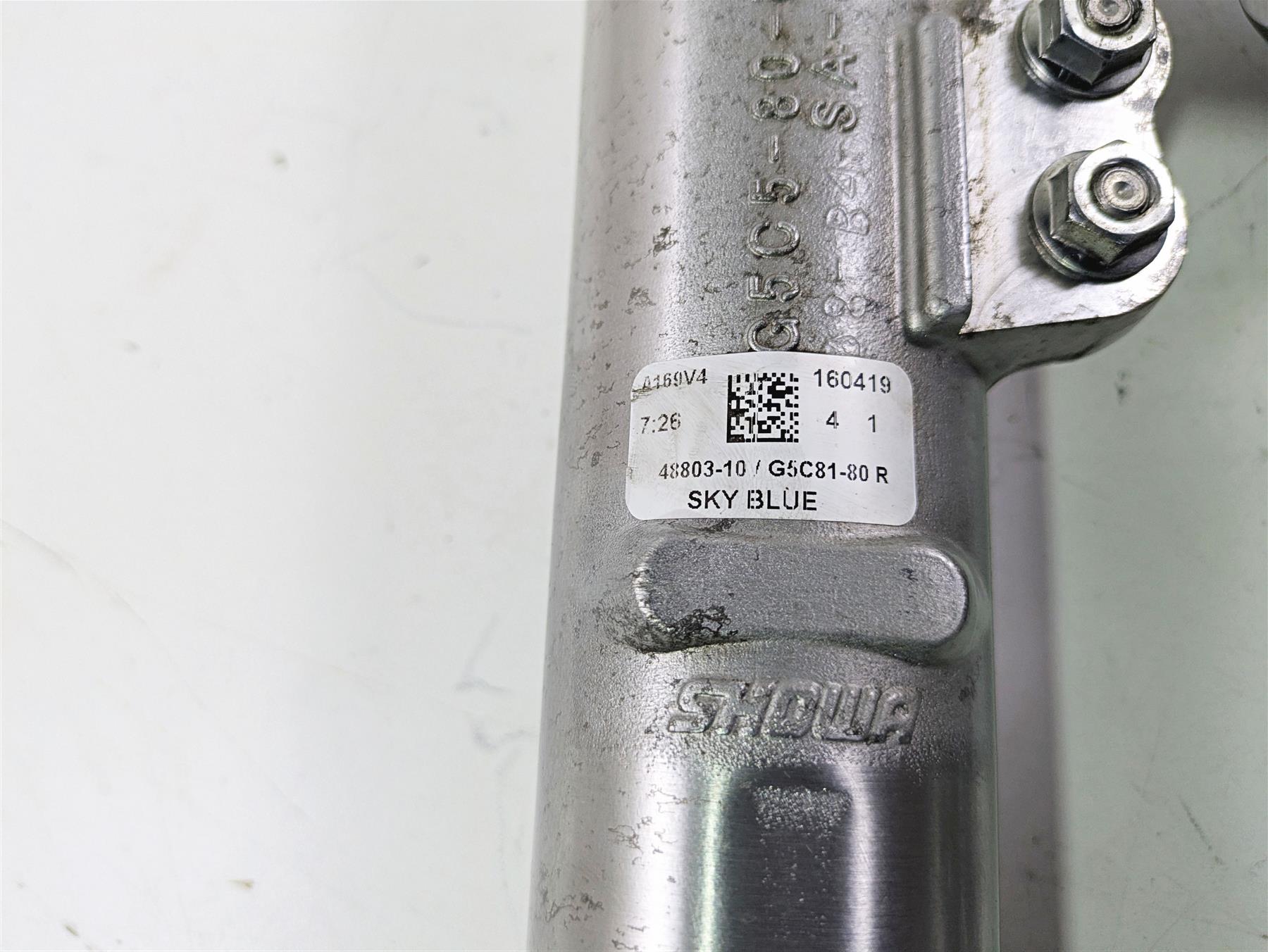 2016 Harley FXDWG Dyna Wide Glide Straight Front Fork Leg Set 49mm 48803-10 {{ shop.shopifyCountryName }} - Mototech271
