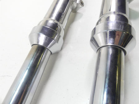 2004 Harley FXDWGI Dyna Wide Glide Chrome Front Fork Leg Set - Read 46004-00 {{ shop.shopifyCountryName }} - Mototech271