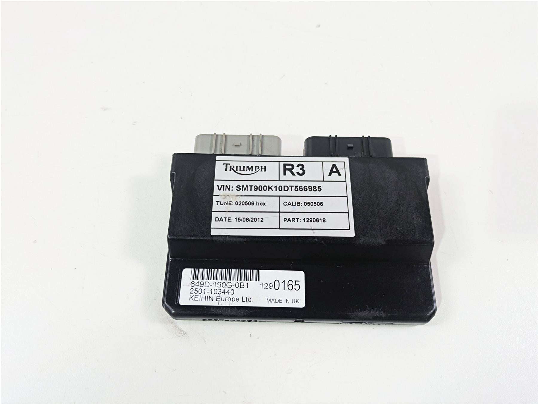 2013 Triumph Bonneville Keihin Cdi Ecu Ecm Engine Control Module T1290618 {{ shop.shopifyCountryName }} - Mototech271