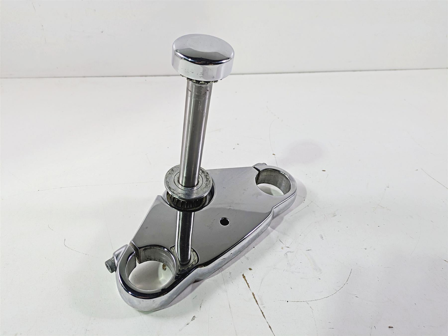 2009 Harley FXCWC Softail Rocker Lower Triple Tree Steering Clamp 49mm 46429-08 {{ shop.shopifyCountryName }} - Mototech271