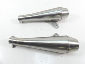 2017 Triumph Thruxton 1200 R Cone Shorty Muffler Exhaust Set MC-CN-TPW-BSH | Mototech271