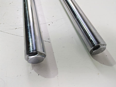 2007 Harley FXDWG Dyna Wide Glide Straight Chrome Front Fork Leg Set 47288-06A {{ shop.shopifyCountryName }} - Mototech271