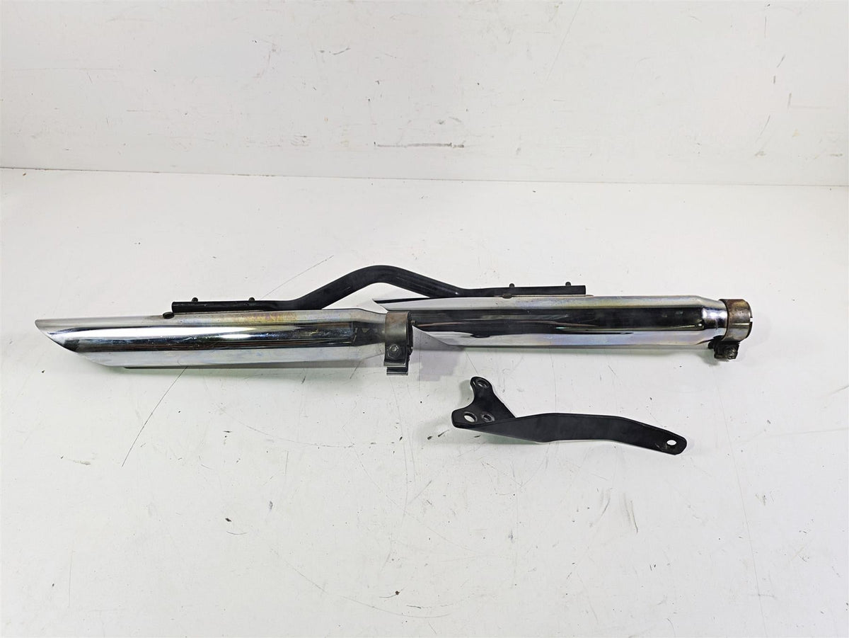 2002 Harley Dyna FXDL Low Rider Slash Cut Exhaust Muffler Set 65674-95 65695-95 {{ shop.shopifyCountryName }} - Mototech271
