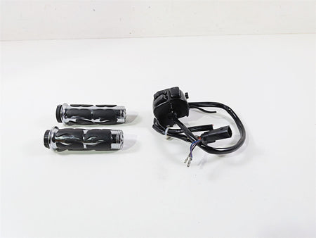 2009 Harley FXCWC Softail Rocker Right Hand Control Switch + Grips 71684-06A {{ shop.shopifyCountryName }} - Mototech271