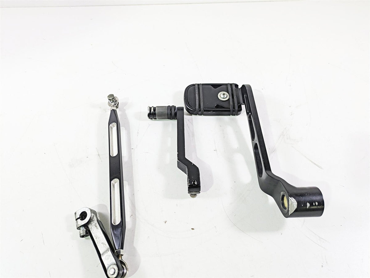 2008 Harley FLSTSB Cross Bones Diamond Black Brake Pedal & Shifter 46718-08 {{ shop.shopifyCountryName }} - Mototech271