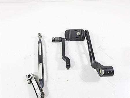 2008 Harley FLSTSB Cross Bones Diamond Black Brake Pedal & Shifter 46718-08 {{ shop.shopifyCountryName }} - Mototech271