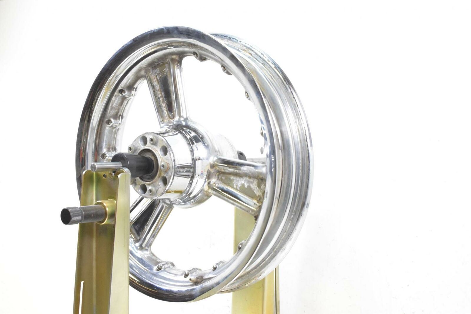 2004 Harley FLHTCSE CVO Electra Glide Front Wheel Rim Straight 16x3 43478-04 {{ shop.shopifyCountryName }} - Mototech271