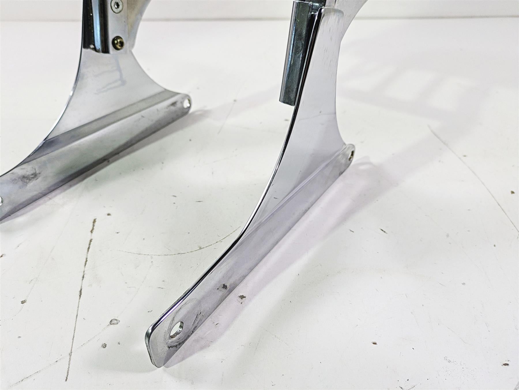 2004 Harley Softail FLSTF Fat Boy Passenger Sissybar Backrest 6 Pack Rack {{ shop.shopifyCountryName }} - Mototech271