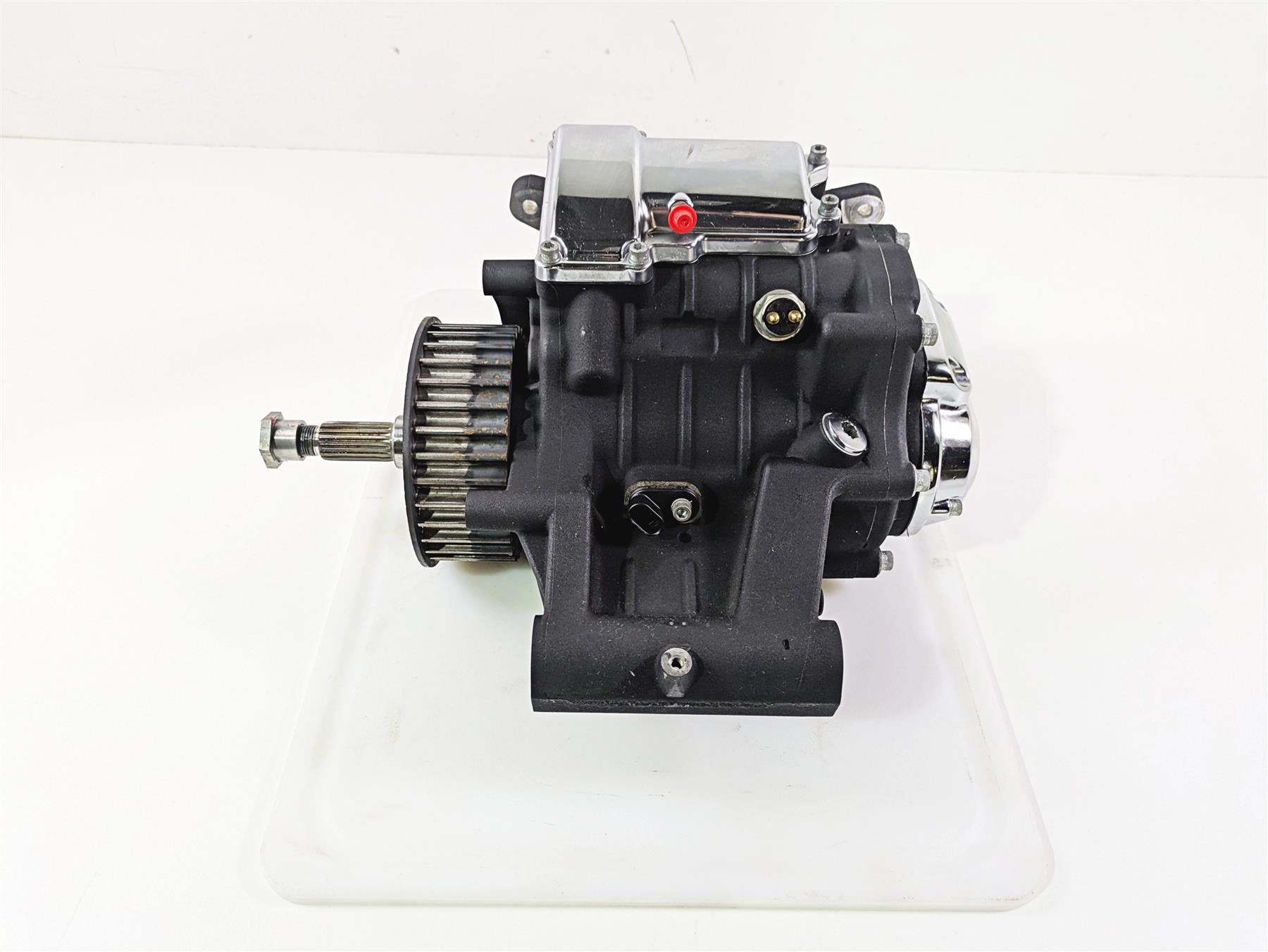 2008 Harley FXCWC Softail Rocker 6-Speed Transmission Gear Box 33026-08A {{ shop.shopifyCountryName }} - Mototech271