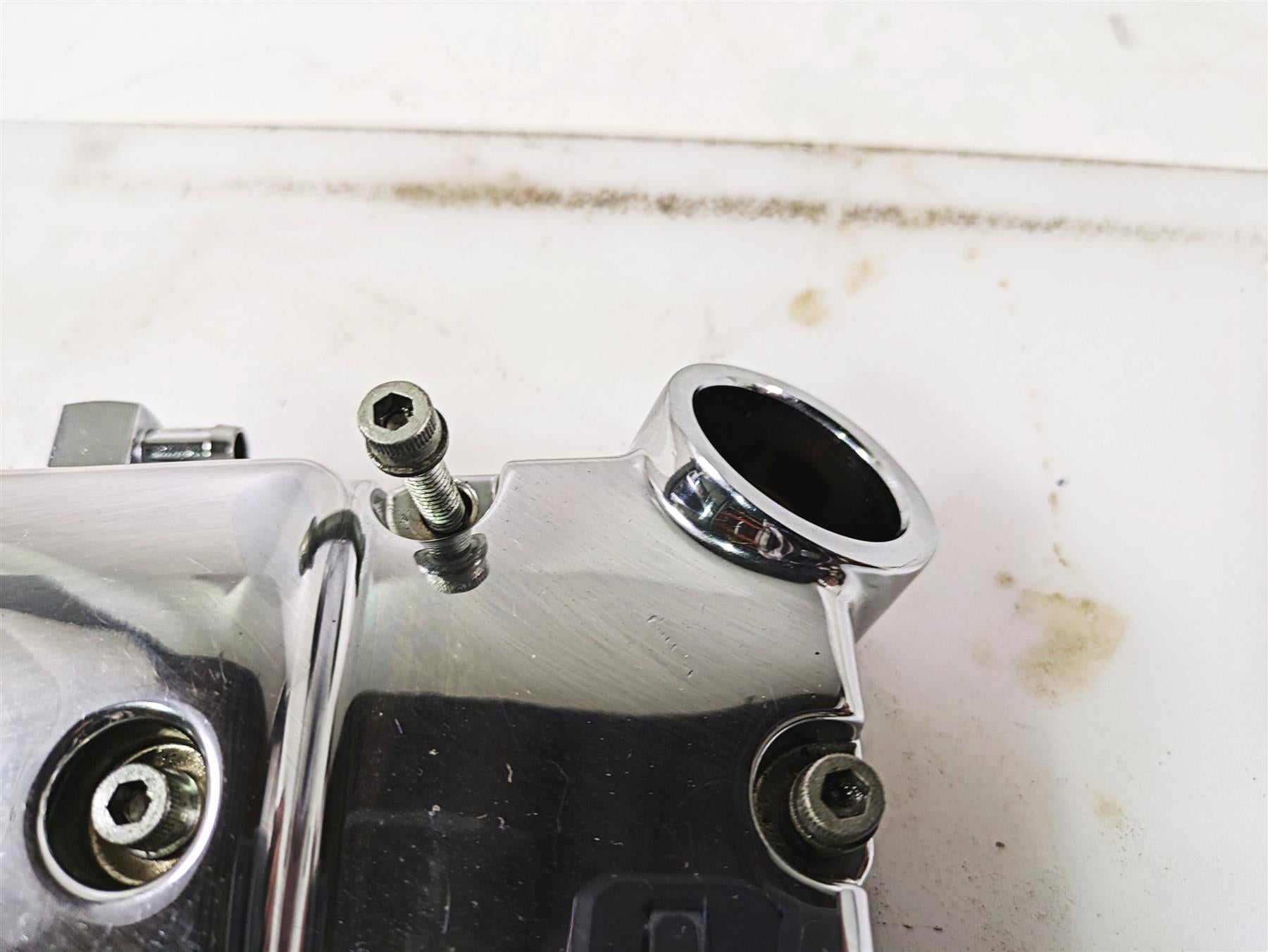 1999 Harley Dyna FXDL Low Rider Upper Trannsmission Chrome Cover 34471-99B {{ shop.shopifyCountryName }} - Mototech271