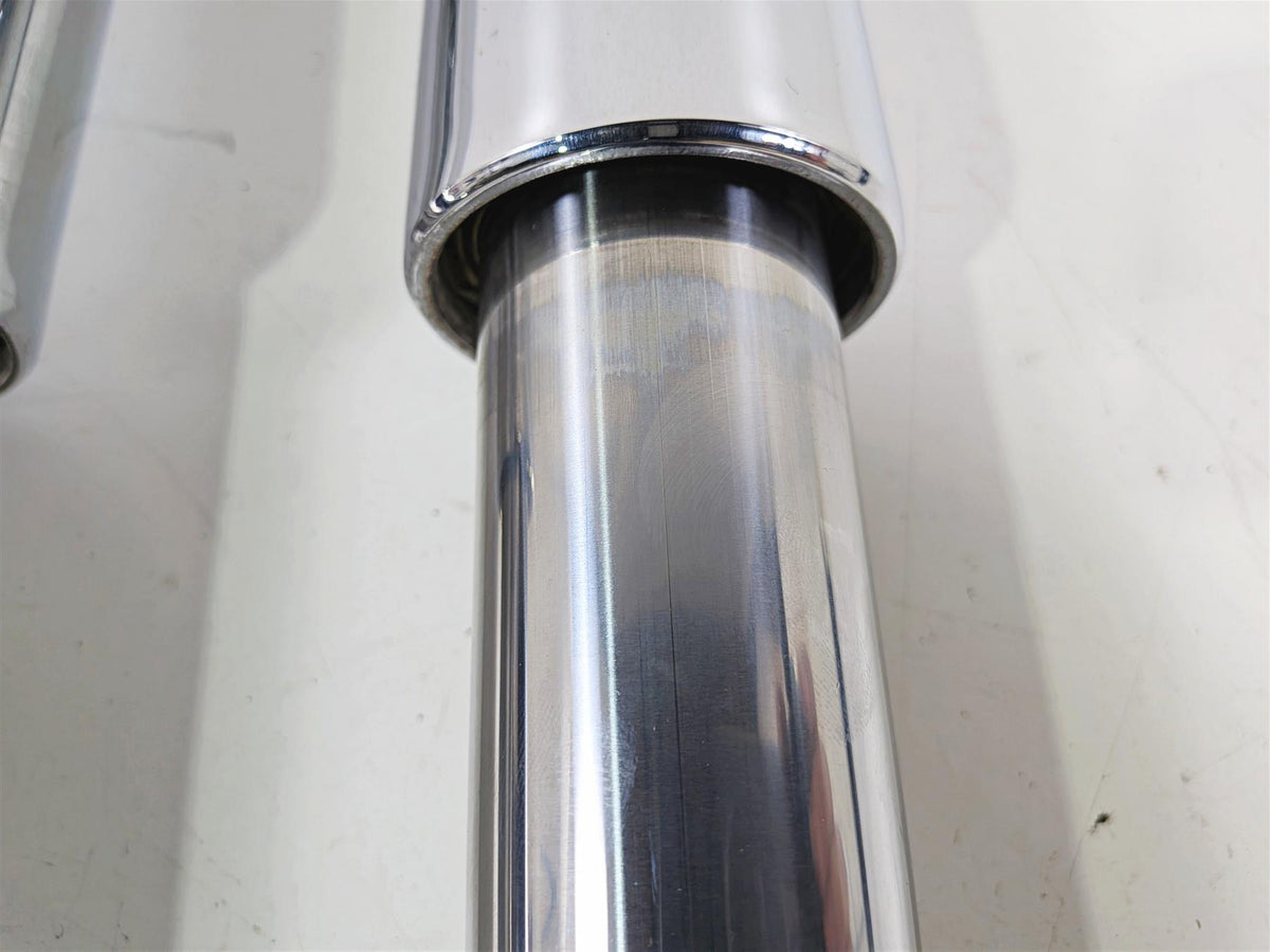 2015 Harley Touring FLTRUSE CVO Road Glide Chrome Front Fork Leg Set 45400043-Mototech271