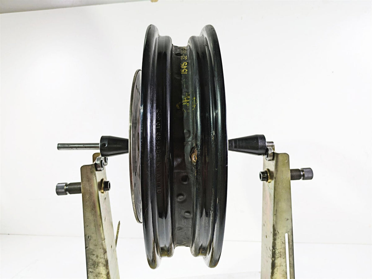 2008 Harley FLSTSB Cross Bones Straight 16x3 Front Wheel Spoke Rim 44937-08 {{ shop.shopifyCountryName }} - Mototech271