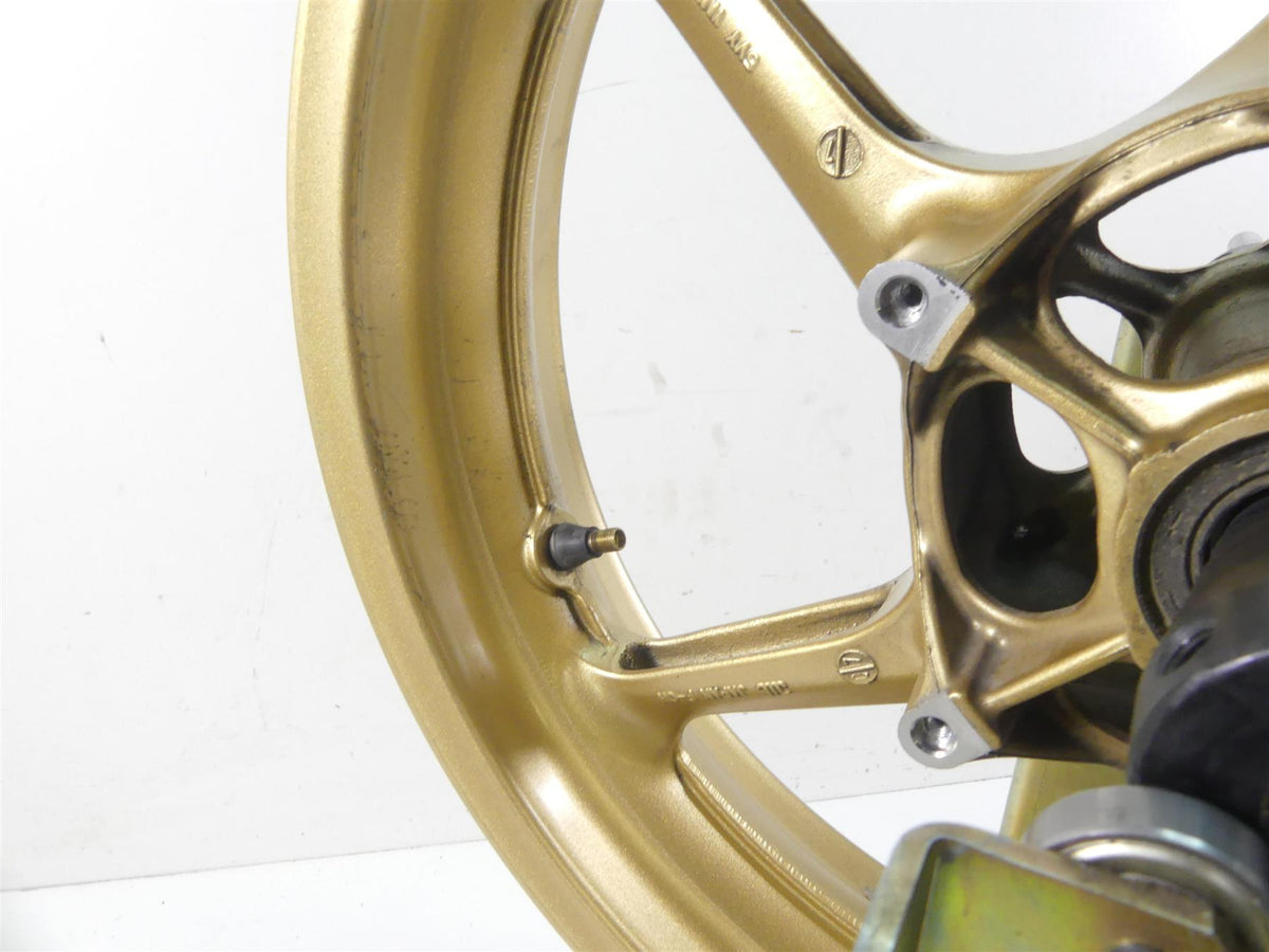 2008 Yamaha FZ1 Fazer Straight Golden Front Wheel Rim 17x3.5 5VY-25168-00-8L {{ shop.shopifyCountryName }} - Mototech271