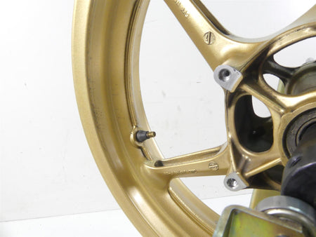 2008 Yamaha FZ1 Fazer Straight Golden Front Wheel Rim 17x3.5 5VY-25168-00-8L {{ shop.shopifyCountryName }} - Mototech271