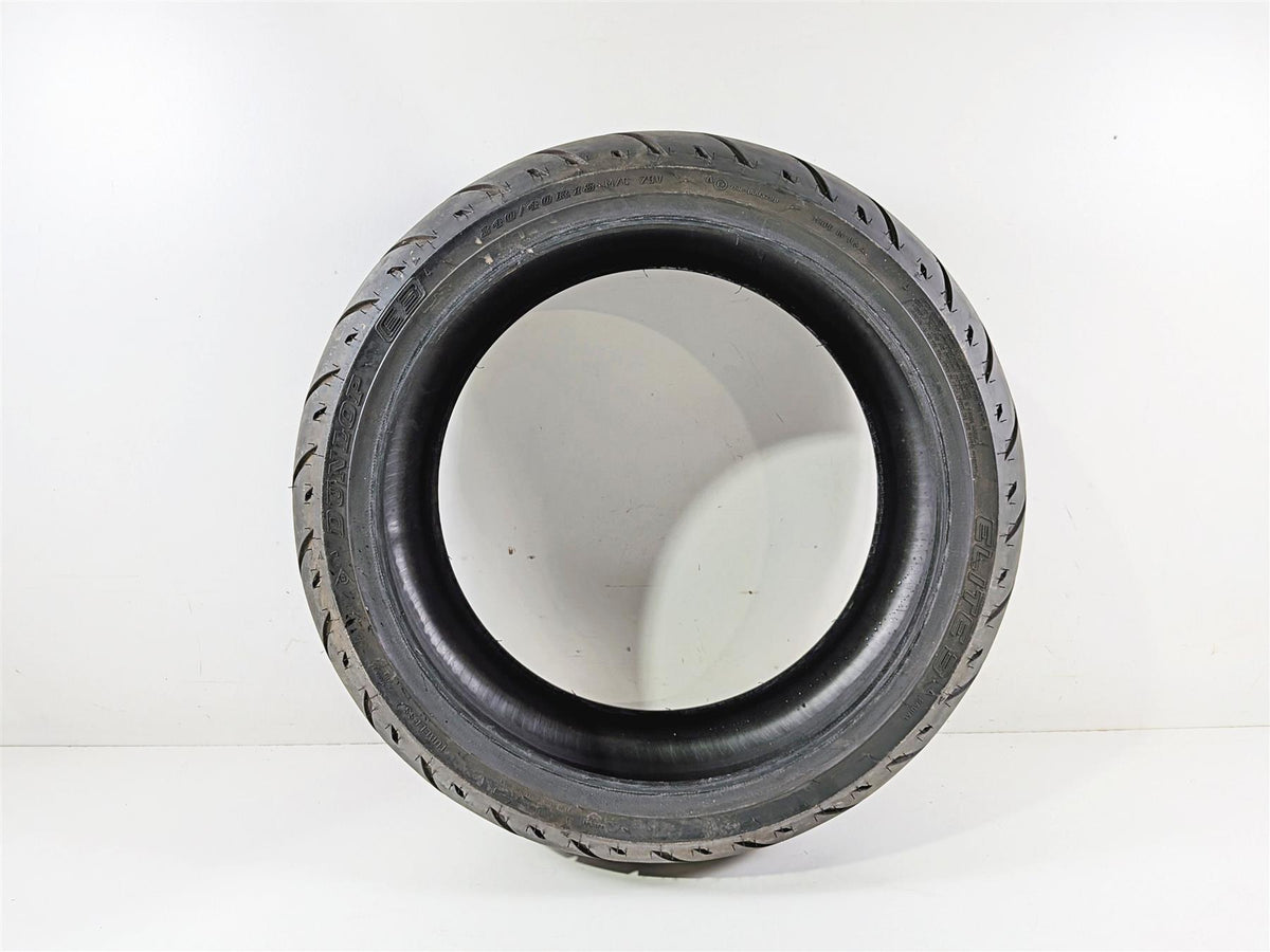 Used Rear Motorcycle Tire Dunlop Elite 3 240/40R18 669534 {{ shop.shopifyCountryName }} - Mototech271