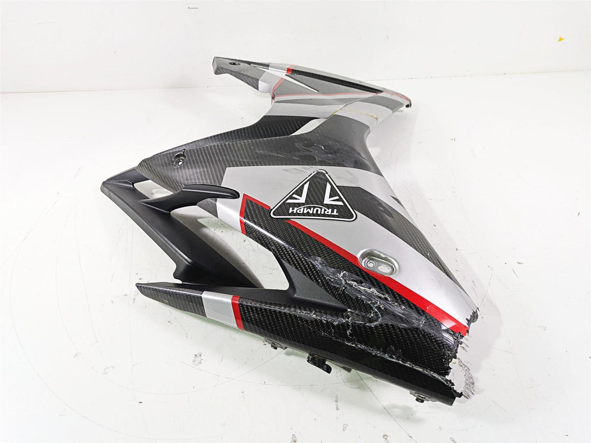 2020 Triumph Daytona 765 Moto2 Left Side Carbon Cover Fairing -Broken T2309797 {{ shop.shopifyCountryName }} - Mototech271