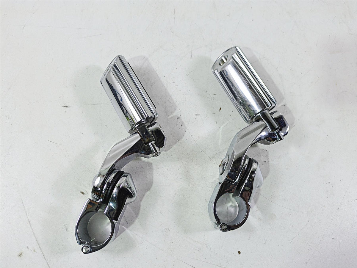 2011 Harley Touring FLHTCUSE CVO E-Glide Chrome Highway Foot Peg Rest Set {{ shop.shopifyCountryName }} - Mototech271
