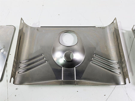 2004 Harley Softail FLSTF Fat Boy Headlight Fork Tube Cover Set 67808-86 {{ shop.shopifyCountryName }} - Mototech271