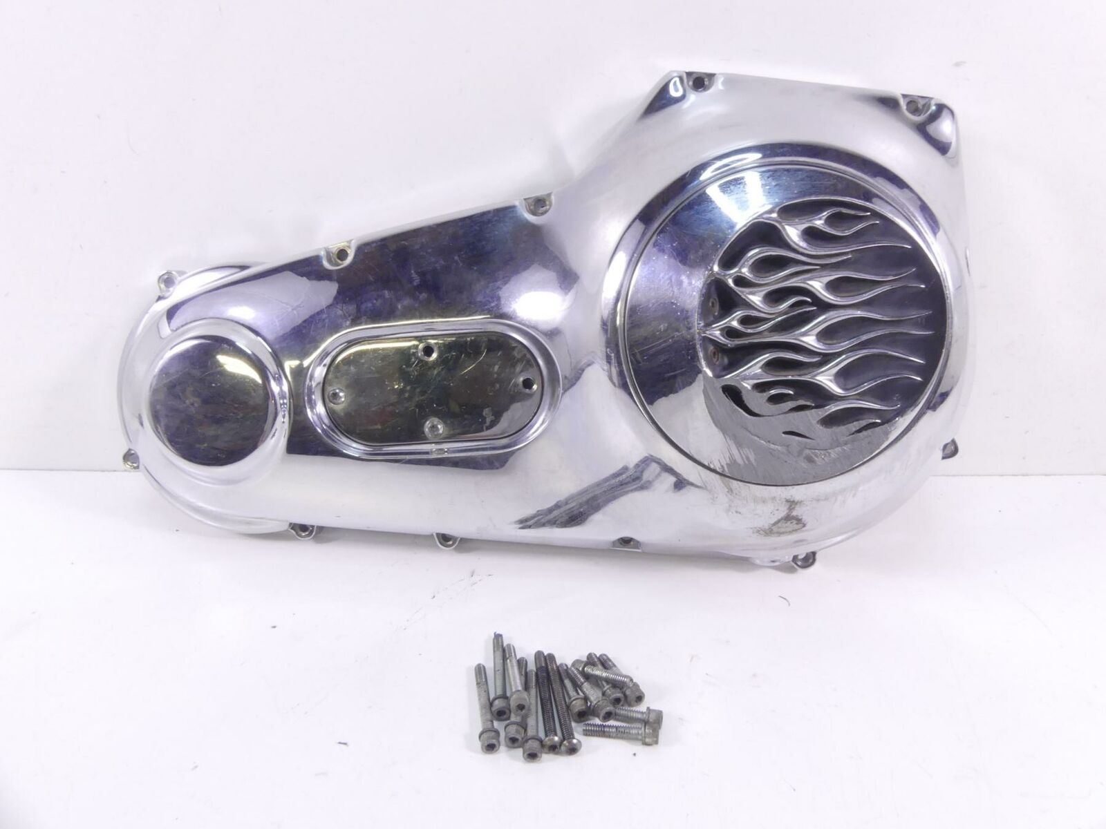 1995 Harley FXSTS Softail Springer Outer Primary Drive Clutch Cover 60506-95A {{ shop.shopifyCountryName }} - Mototech271