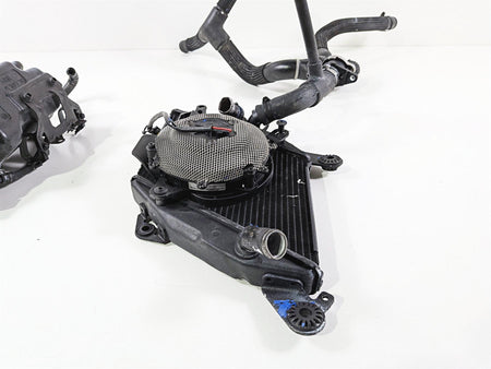 2015 Ducati Diavel Dark Right Coolant Radiator Fan Set 54840881B-Mototech271