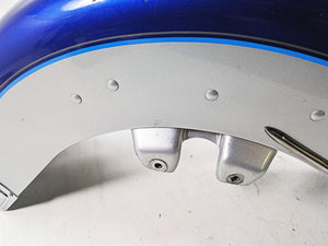 2010 Harley Touring FLHTCU Electra Glide Front Fender Flame Blue -Read 59087-00B | Mototech271