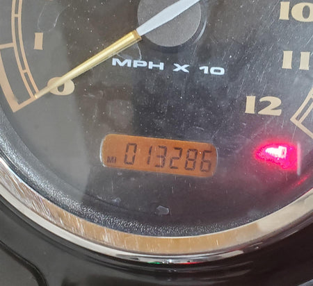 2009 Harley FLSTSB Cross Bones Speedometer Gauge Instrument 13k 70700-08 {{ shop.shopifyCountryName }} - Mototech271