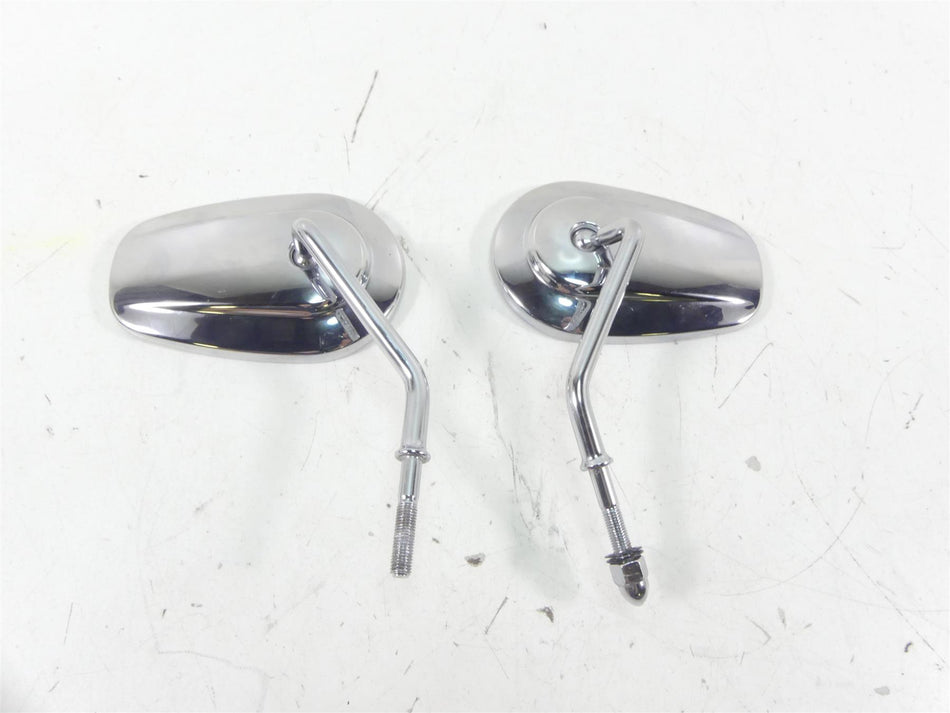 2014 Harley FXDL Dyna Low Rider Chrome Rear View Mirror Set 91840-03 91845-03 {{ shop.shopifyCountryName }} - Mototech271
