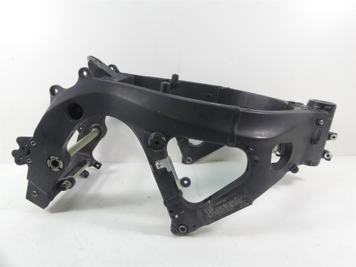 2016 Suzuki GSX-R750 Straight Main Frame Chassis With Clean Texas Title 41100-15J00-YAP {{ shop.shopifyCountryName }} - Mototech271