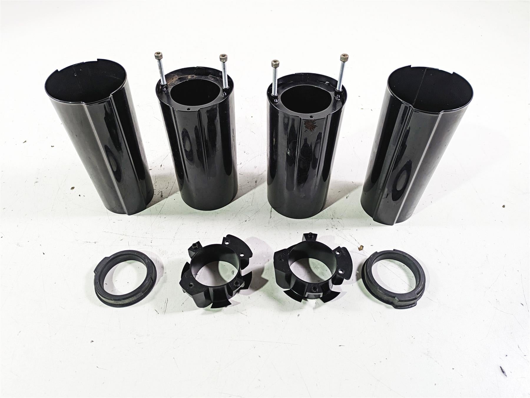 2021 Harley Softail FLSL Slim Upper Lower Front Fork Cover Set 45800129 45800130 | Mototech271