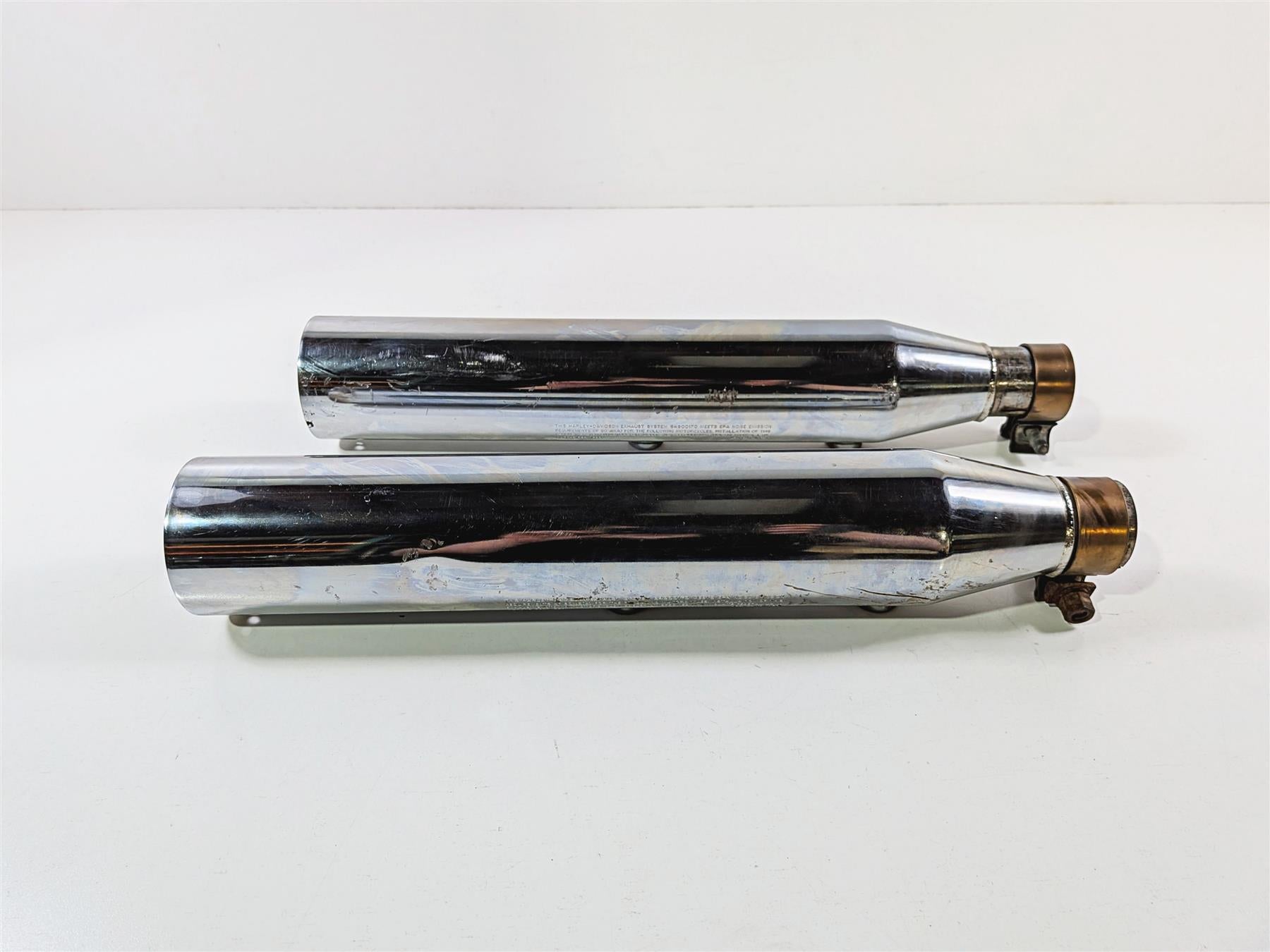 2014 Harley FXSB Softail Breakout Stock Exhaust Pipe Muffler Set 64900170-Mototech271