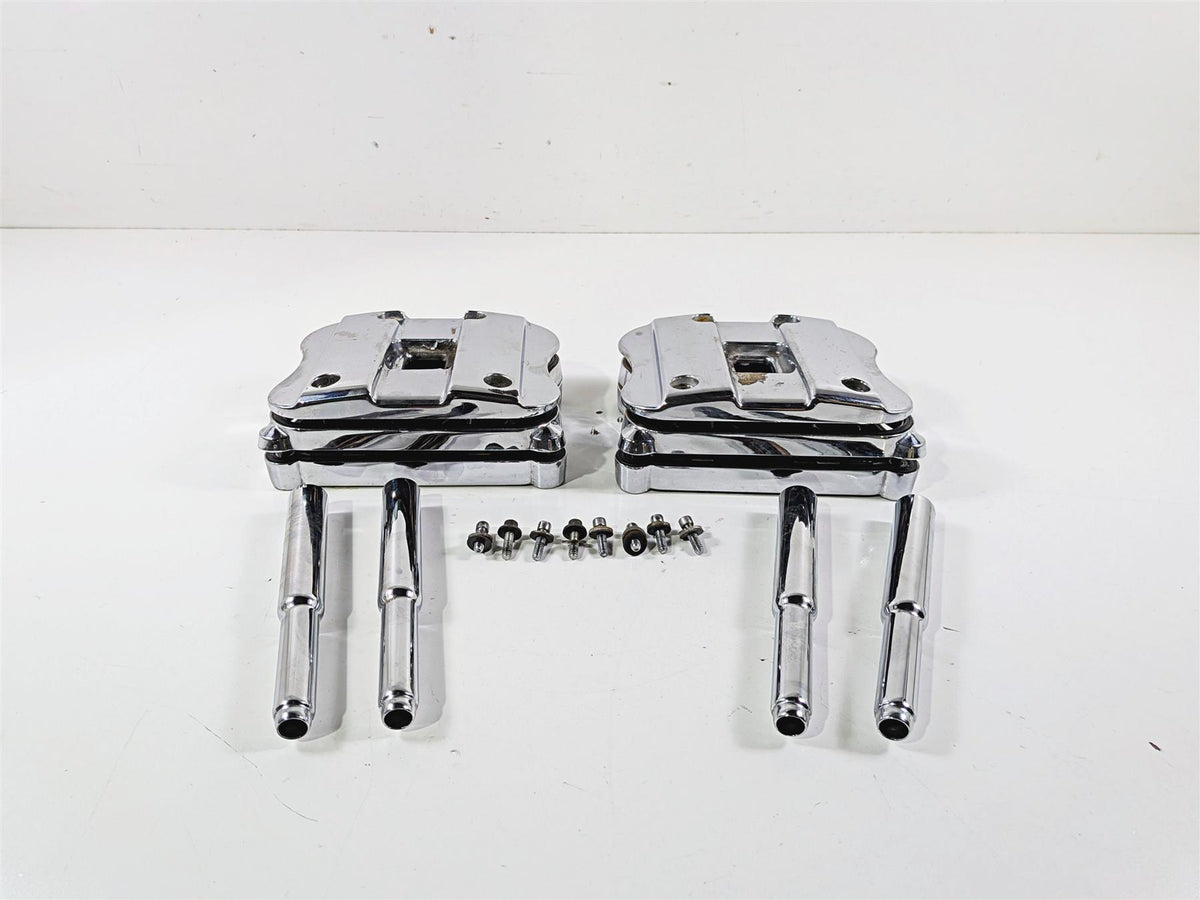 2003 Harley Sportster XL1200 Rocker Box Push Rod Cover Set 17581-01 17551-96 {{ shop.shopifyCountryName }} - Mototech271