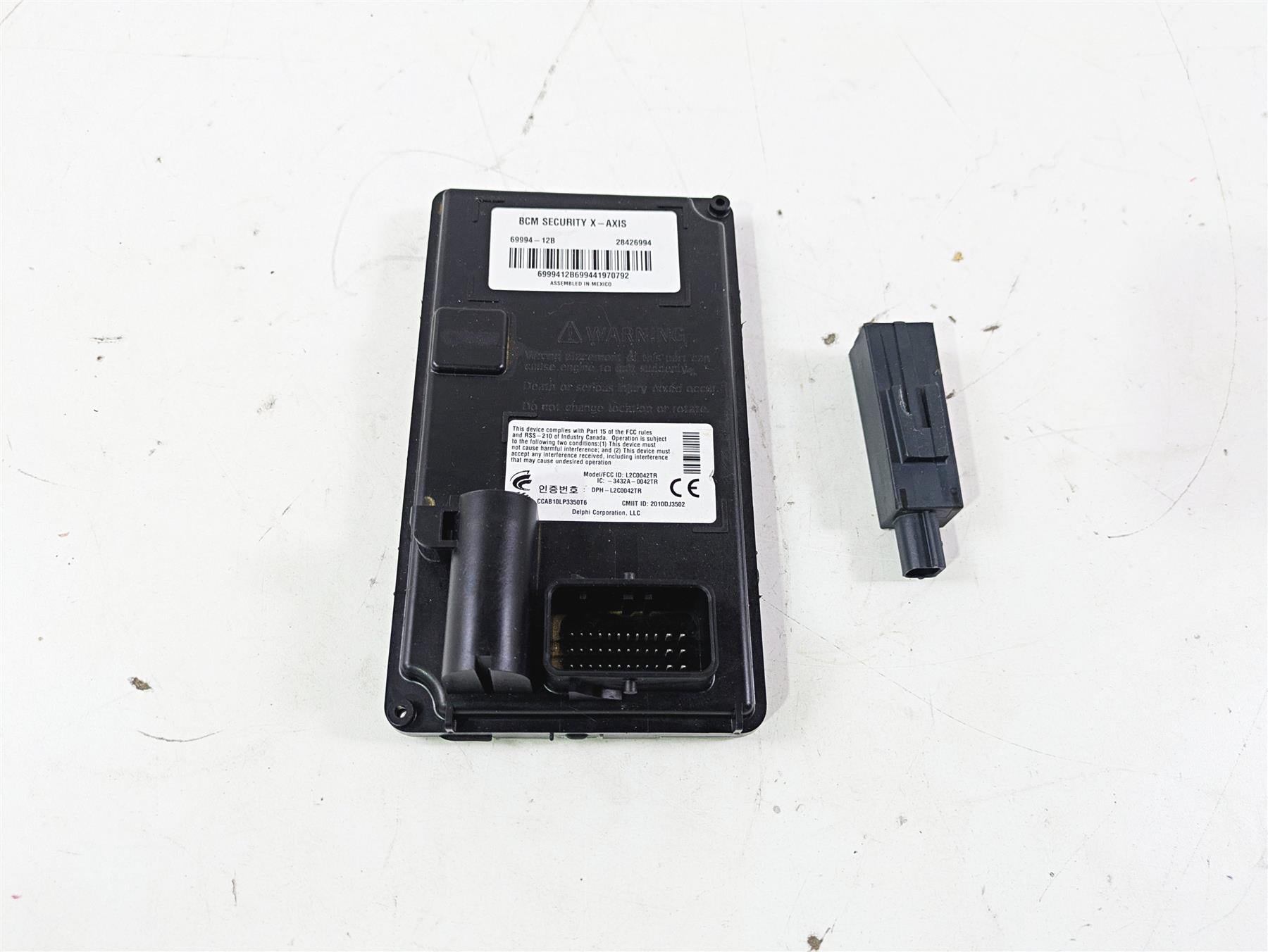 2015 Harley FXDL Dyna Low Rider Bcm Body Control Module X-Axis 69994-12B