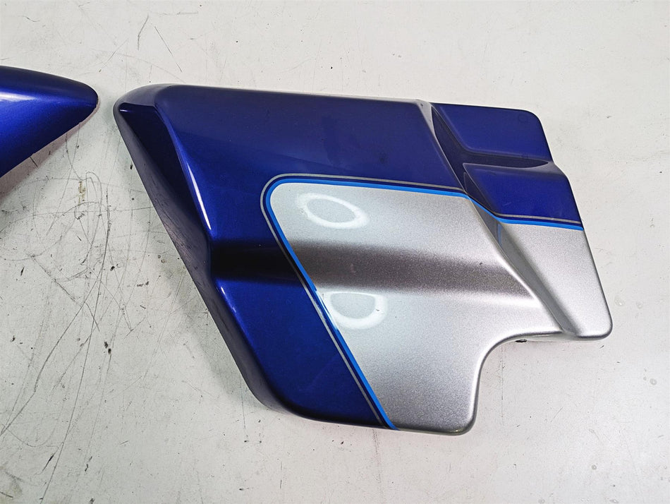 2010 Harley Touring FLHTCU Electra Glide Side Covers Flame Blue Pearl 66048-09A {{ shop.shopifyCountryName }} - Mototech271