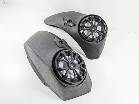2016 Victory Cross Country Wrinkle Black Saddlebag Lid & Speaker Set {{ shop.shopifyCountryName }} - Mototech271