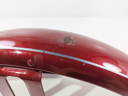2007 Harley Sportster XL1200 C Front Fender Fire Red Pearl - Dent 58998-83E {{ shop.shopifyCountryName }} - Mototech271