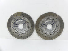 Load image into Gallery viewer, 2004 Harley FLHTC SE CVO Electra Glide Front Brake Rotor Disc Set 44858-02
