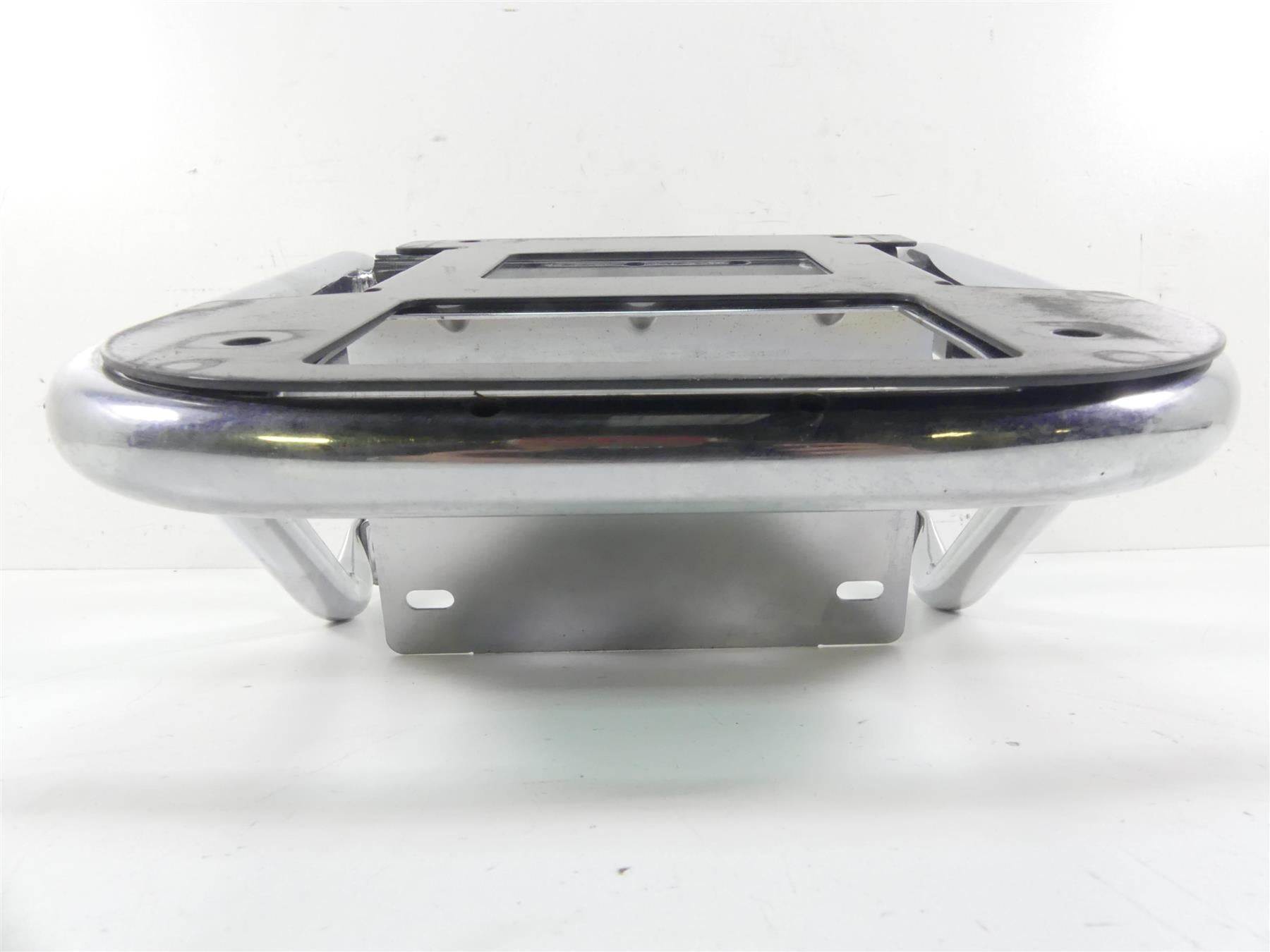 2009 Harley FLHTCU SE4 CVO E-Glide Rear Chrome Luggage Rack Trunk Mount 53411-09 {{ shop.shopifyCountryName }} - Mototech271