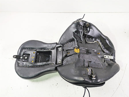 2004 Harley Softail FLSTF Fat Boy Front Rear Seat Saddle Set - Read 52218-00 {{ shop.shopifyCountryName }} - Mototech271