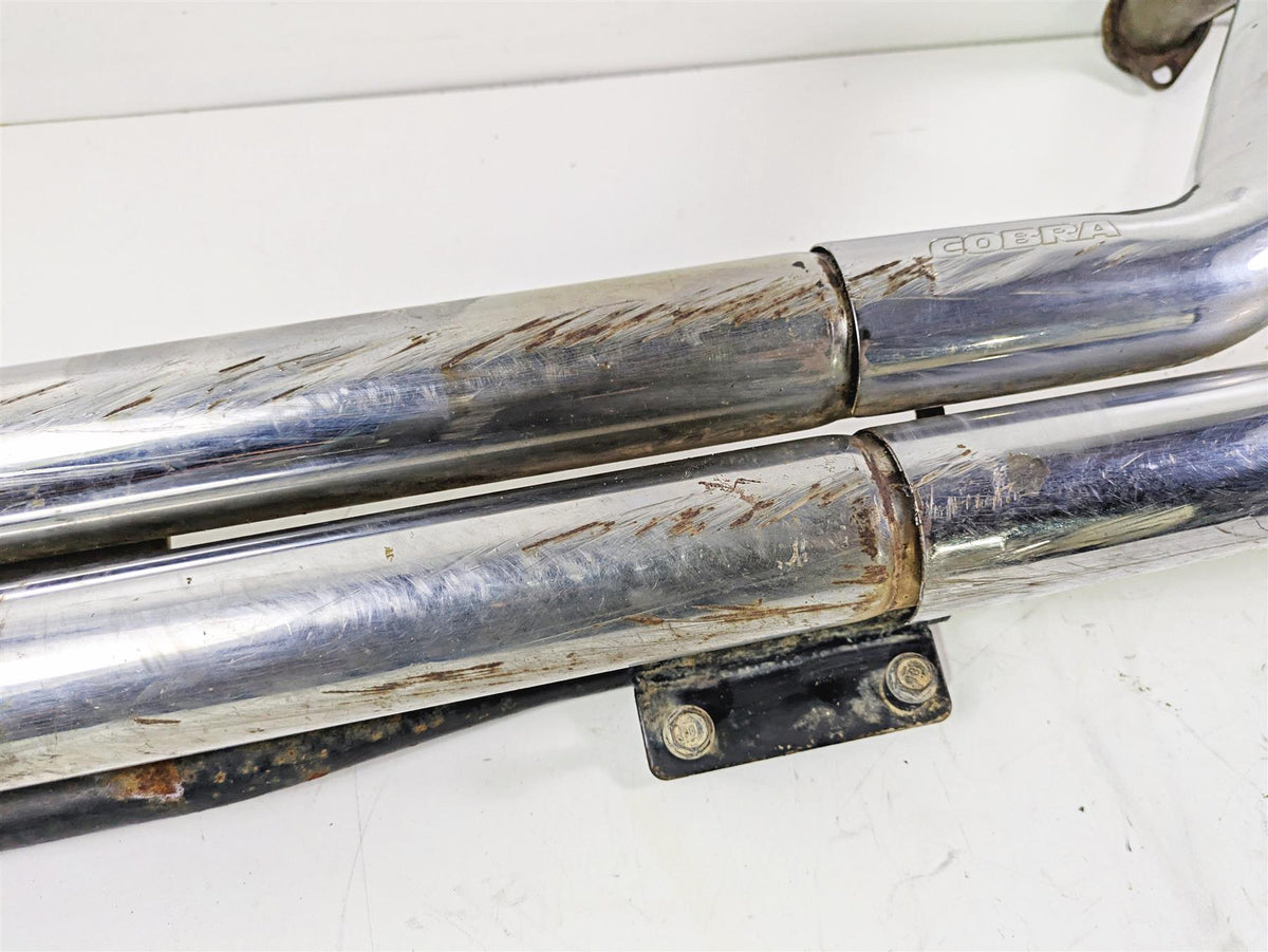 2000 Honda VT1100 Shadow Sabre Cobra Long Exhaust Pipe System {{ shop.shopifyCountryName }} - Mototech271
