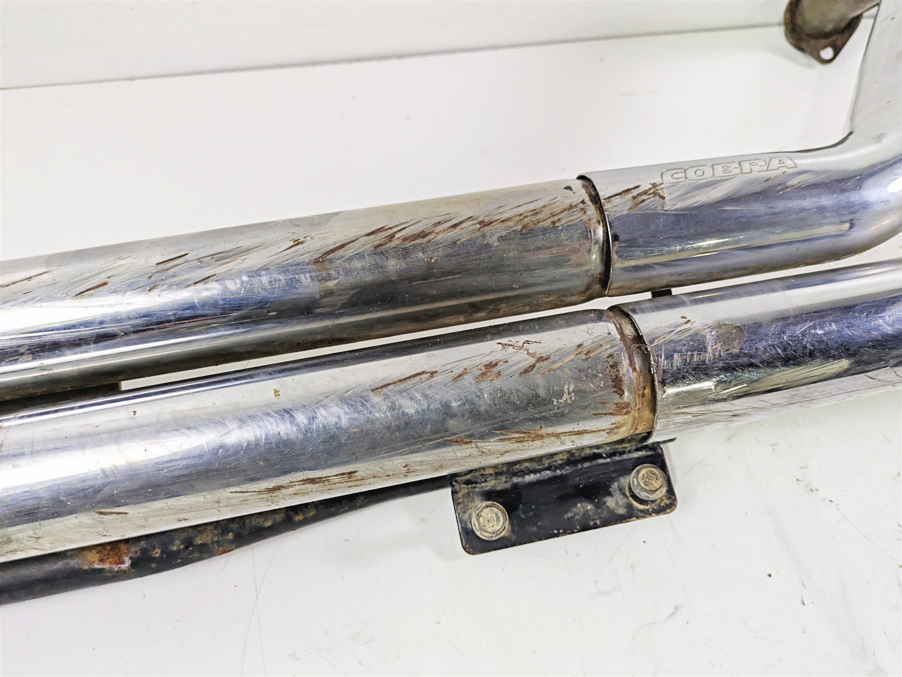 2000 Honda VT1100 Shadow Sabre Cobra Long Exhaust Pipe System {{ shop.shopifyCountryName }} - Mototech271