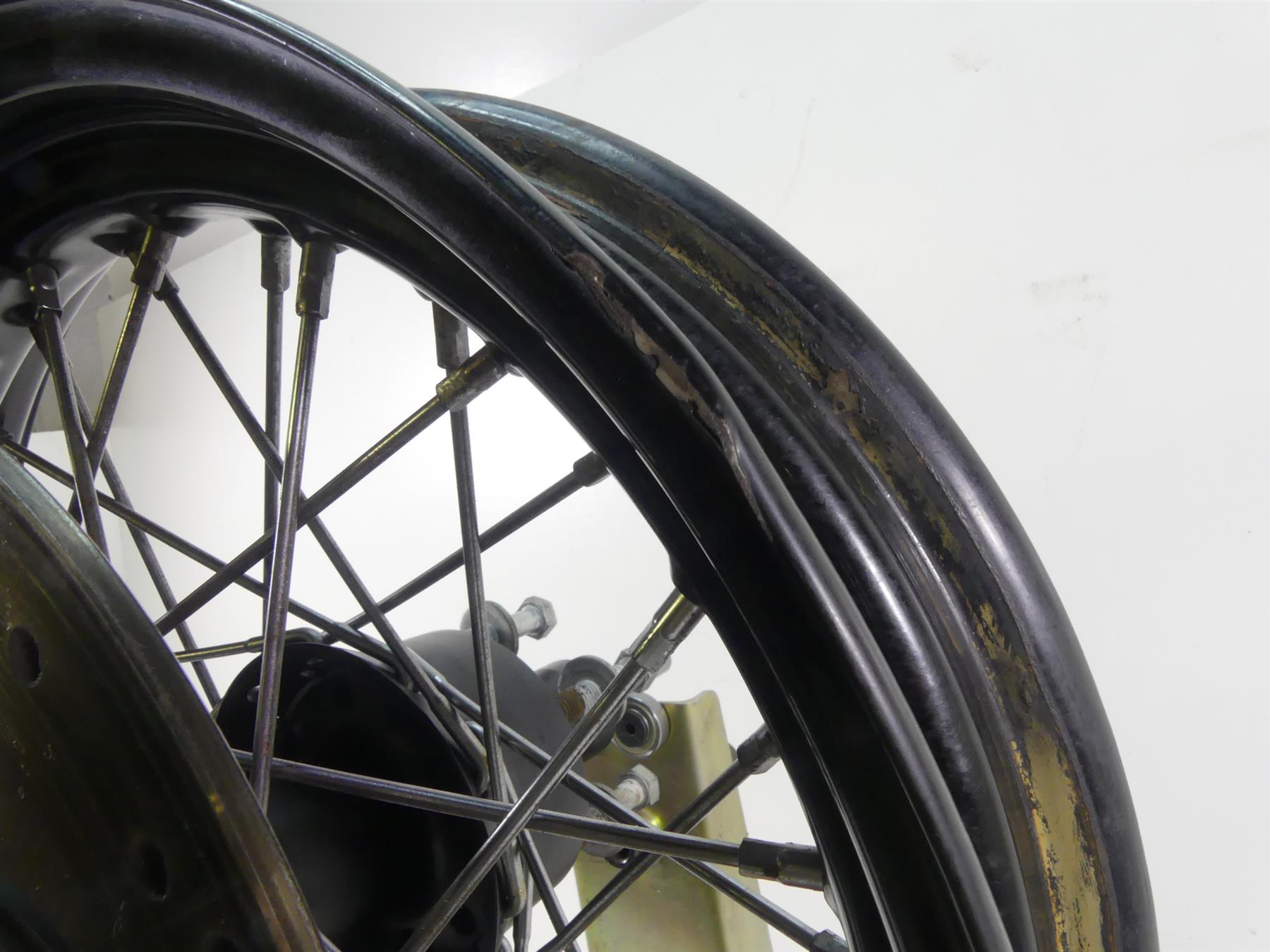 2015 Harley FLS Softail Slim 16x3 Rear Spoke Wheel Rim -Read 55109-12 {{ shop.shopifyCountryName }} - Mototech271