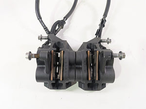 2009 Yamaha FZ1 FZS10 Fazer Front Brake Caliper + Lines Set 2D1-2580T-00